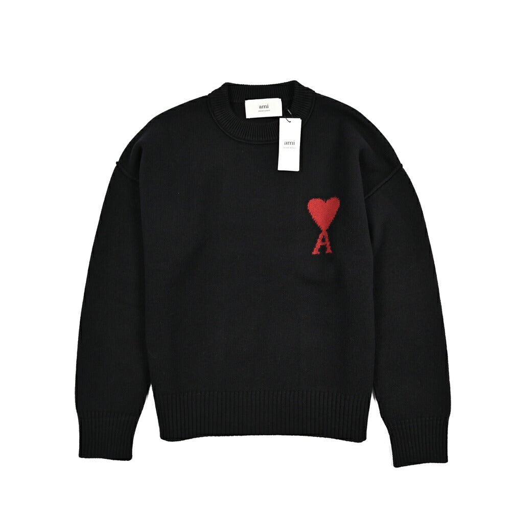 SALE｜AMI PARIS アミパリス / ヴァージンウール100% ワンポイント