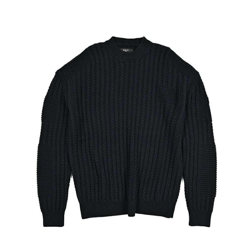 SALE｜AMIRI アミリ / ウール100% ミドルゲージニットセーター