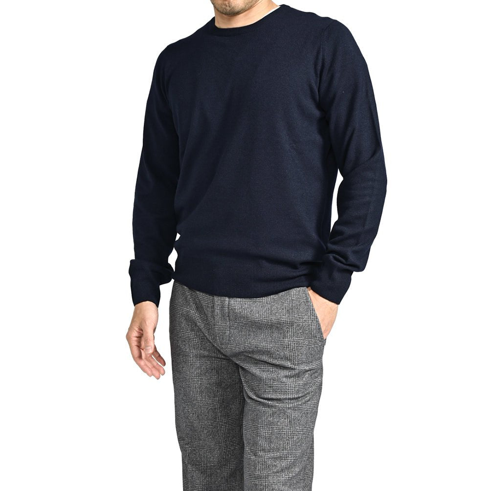 SALE｜GRAN SASSO グランサッソ / ウールビスコースカシミヤ クルー