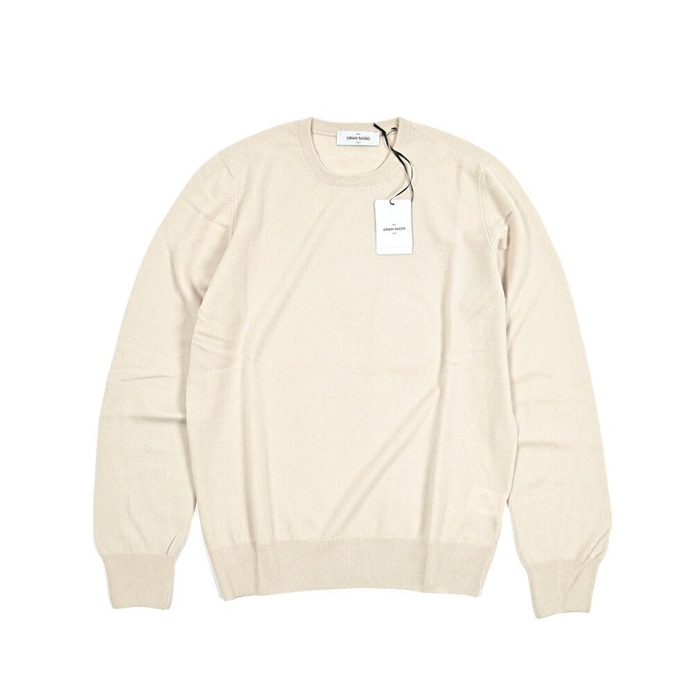 SALE｜GRAN SASSO グランサッソ / ウールビスコースカシミヤ クルー