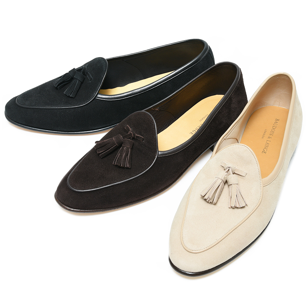 BAUDOIN & LANGE（ボードイン アンド ランジ）ゴートスエードタッセル