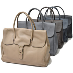 Cisei（シセイ/チセイ）シュリンクレザーフラップトートバッグ/Mサイズ