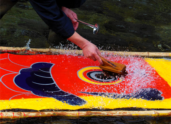 郡上本染 額絵 黄腹鯉｜渡辺染物店｜郡上八幡屋-特産品通販-