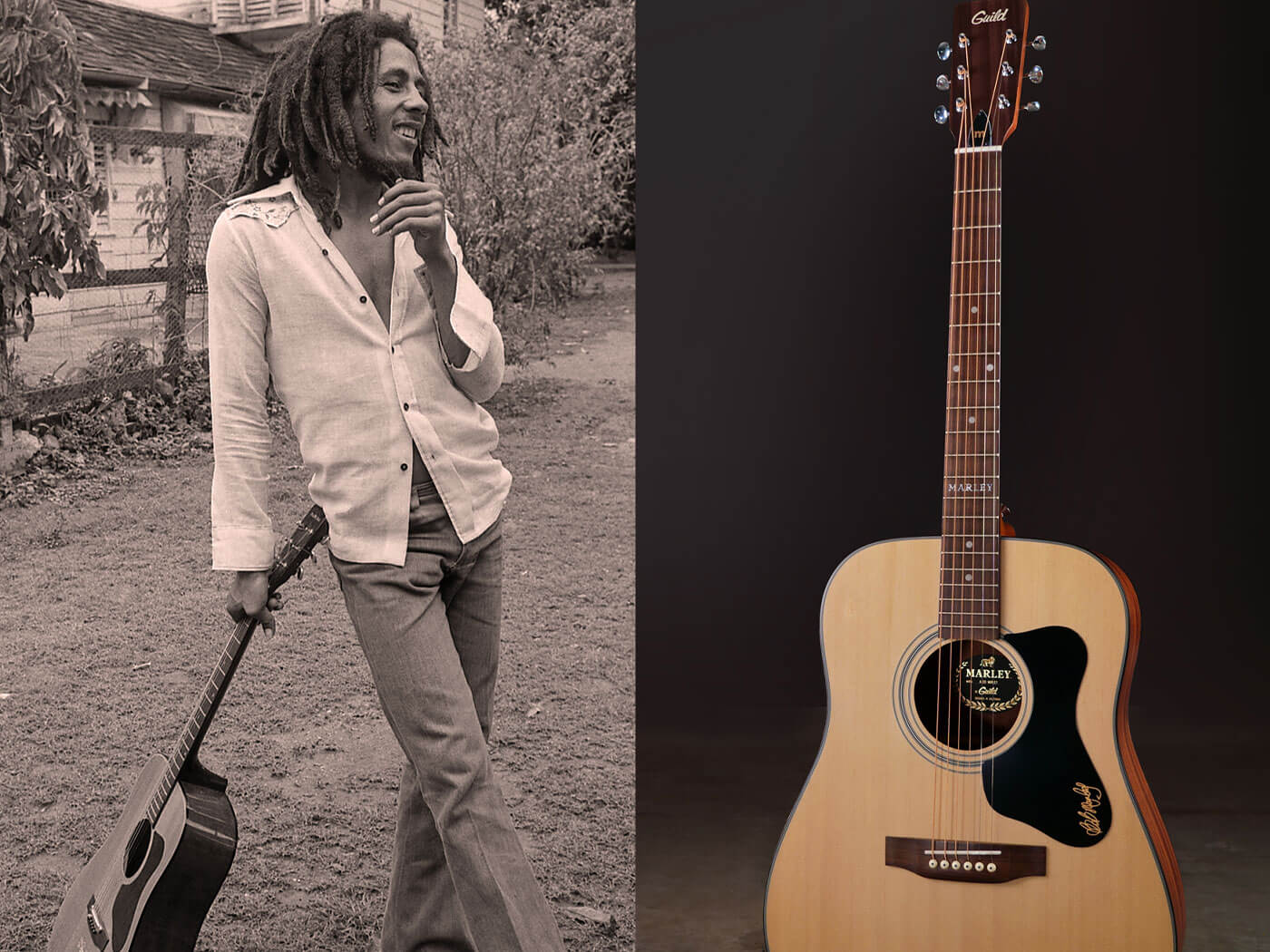 Guild Guitars partners with Bob Marley's estate for new signature