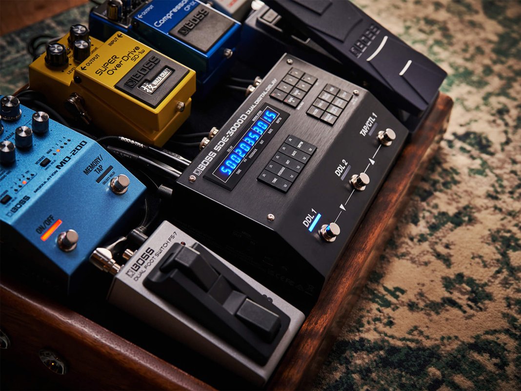 Boss re-imagines the Roland SDE-3000 with two new digital delay units