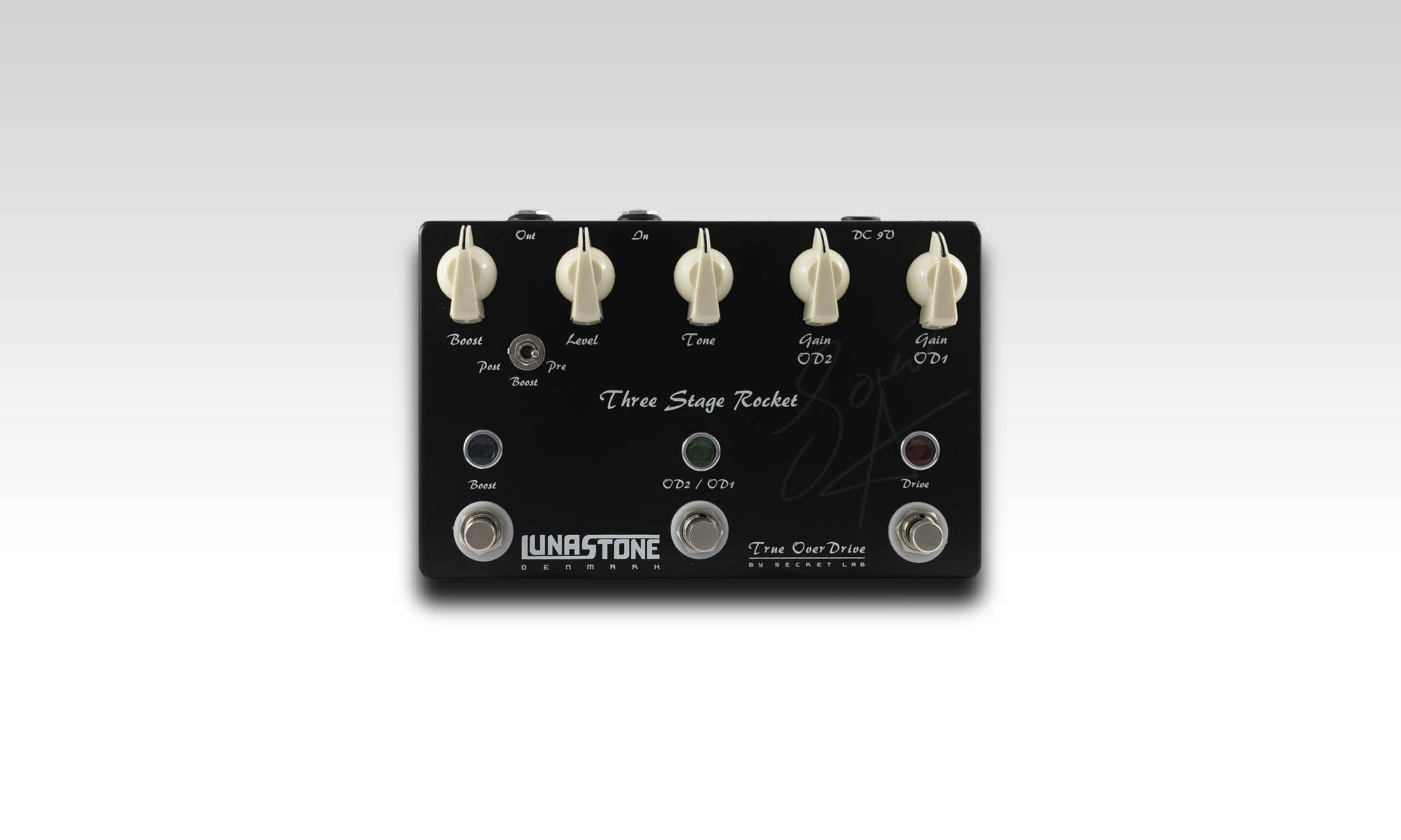 Lunastone Three Stage Rocket Pedal - Soren Andersen Signature