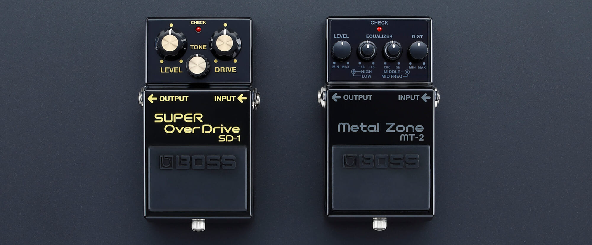 BOSS SD-1の40周年とMT-2の30周年を記念したアニバーサリー・モデル