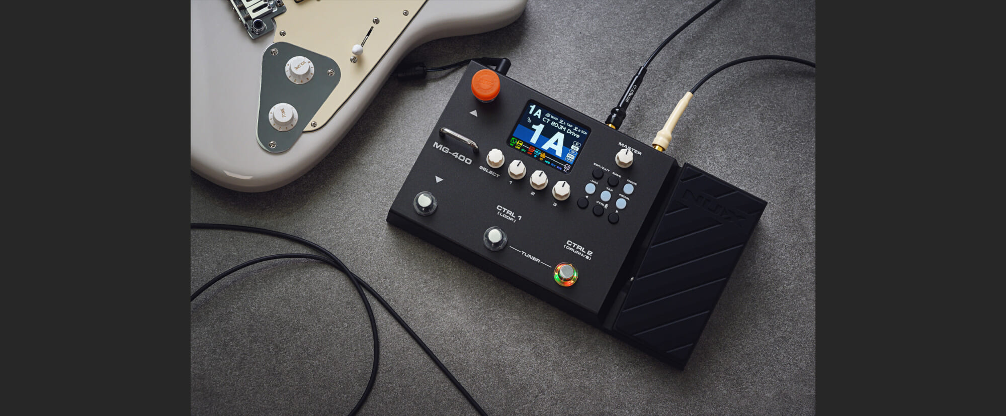 NUXよりマルチ・エフェクターの新製品“MG-400”が登場 | ギター