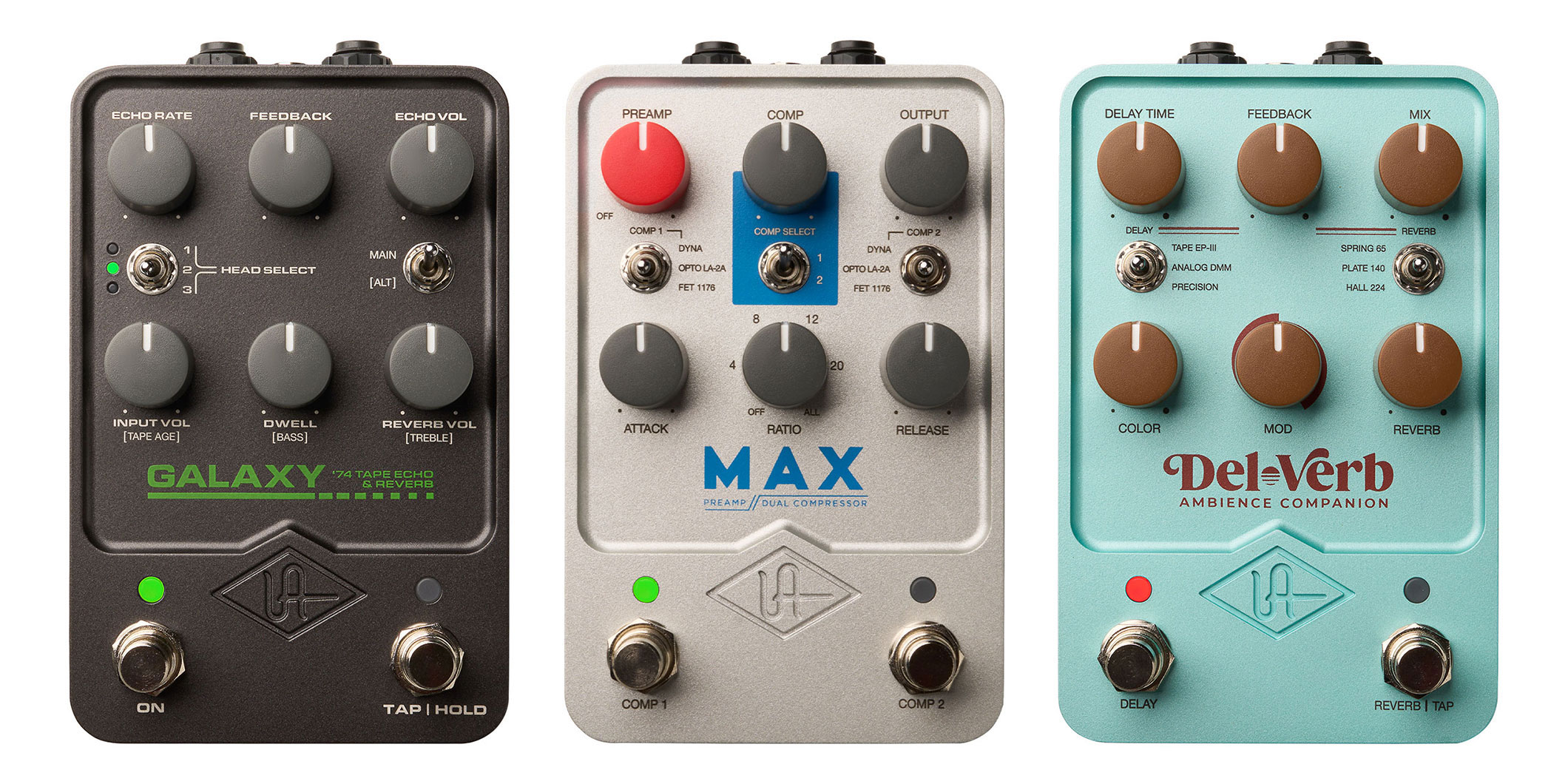 Universal Audioより、UAFXペダル・シリーズの新製品3モデルが登場