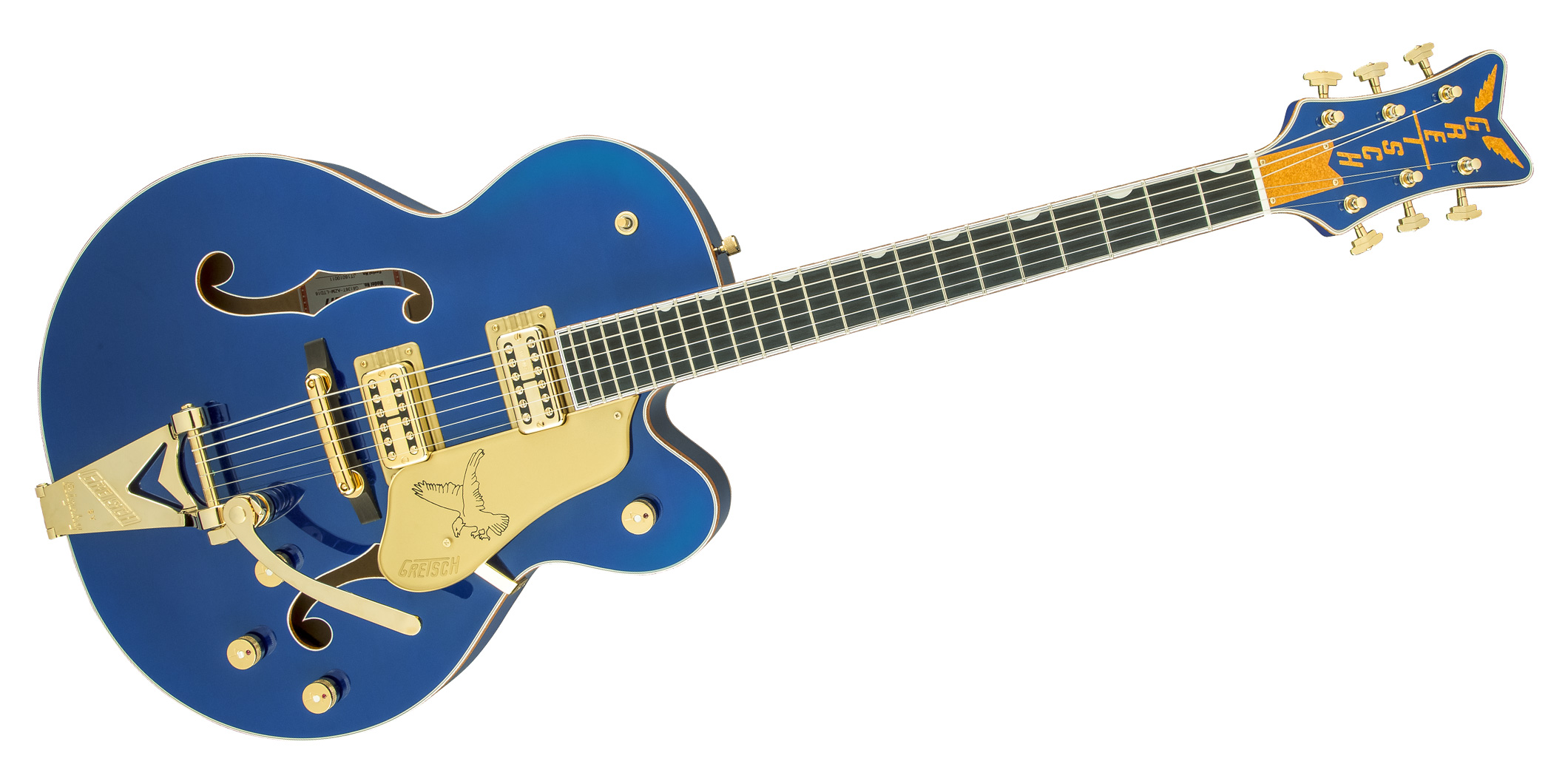 グレッチ140周年を記念したアジュール・メタリック・カラーの