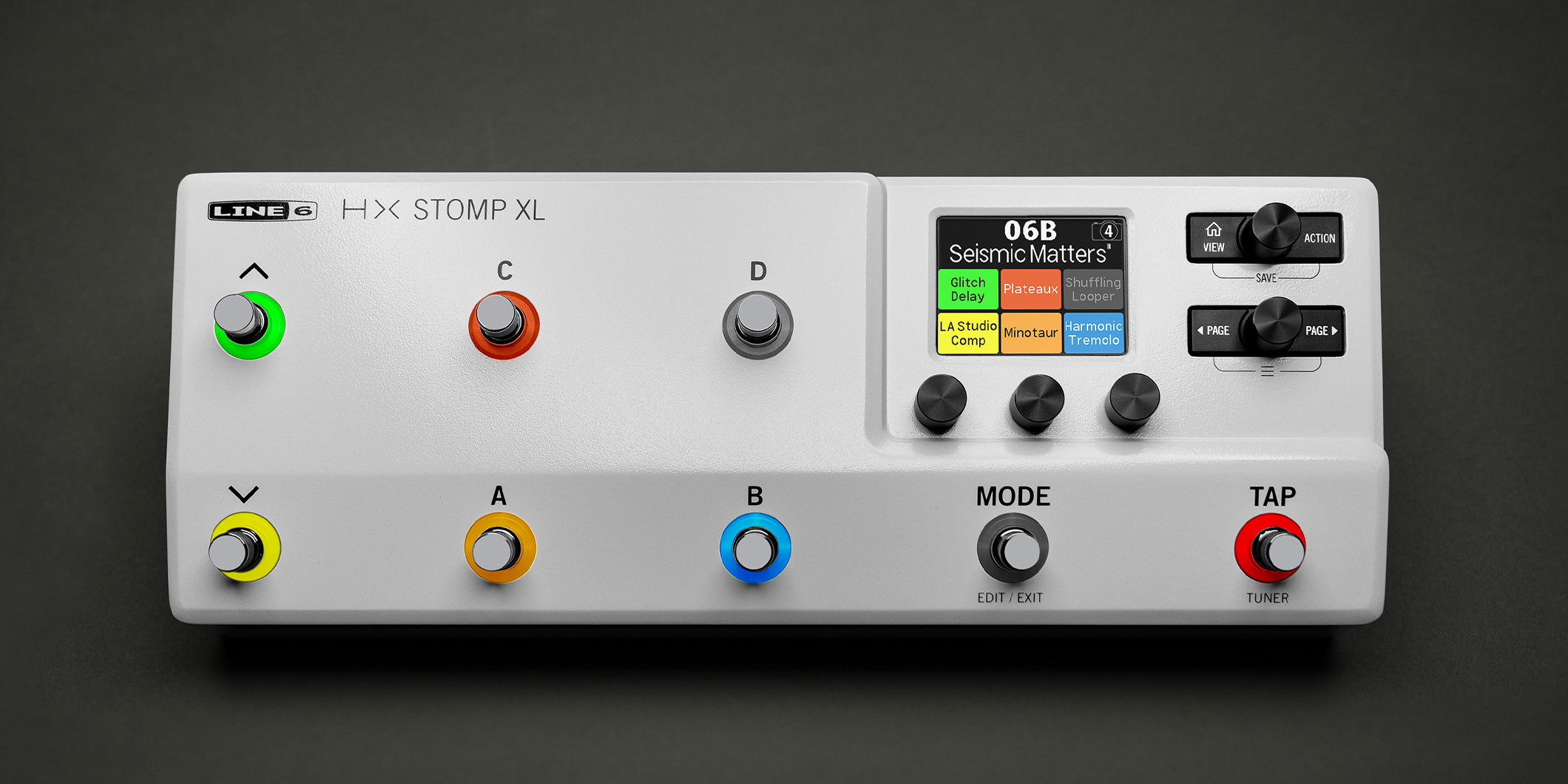 Line 6より、美しいホワイトの筐体を持つHX Stomp XLの限定モデルが