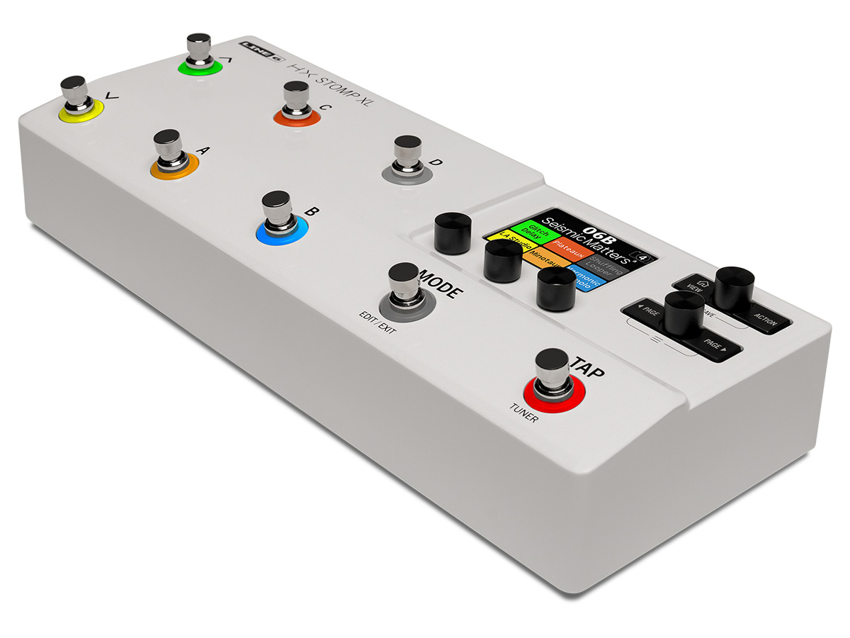 Line 6より、美しいホワイトの筐体を持つHX Stomp XLの限定モデルが