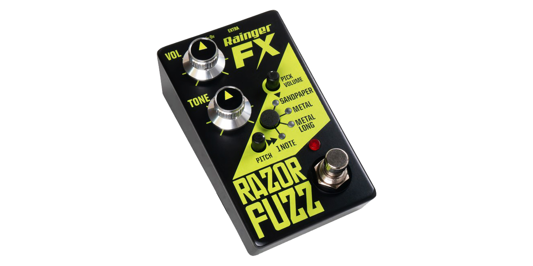 Rainger FXより、ゲート・ファズにユニークな“バーチャル・ピック機能