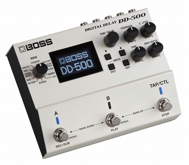 デジタルディレイ】BOSSが考える次世代ディレイ・ペダル「DD-500」発表