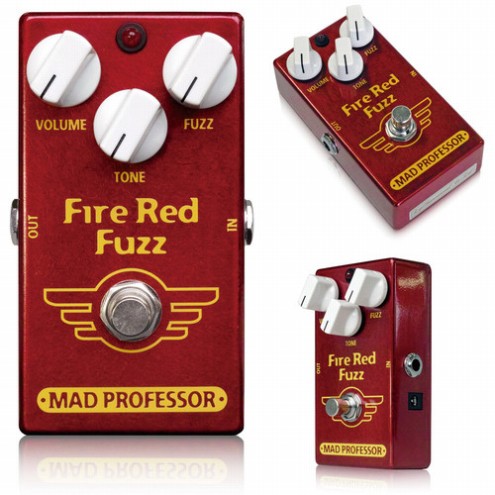 ファズ】MAD PROFESSORの「New」シリーズに待望の“Fire Red Fuzz