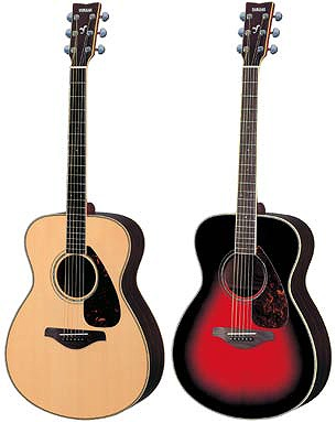 アコースティックギター】YAMAHAより、小型ボディと短い弦長で女性にも