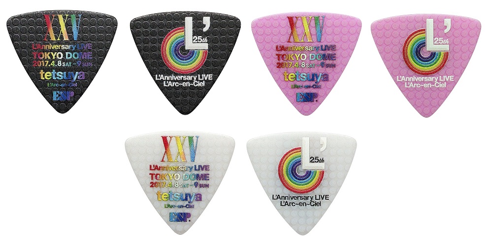 ピック】ESPからL'Arc－en－Ciel”tetsuya”モデル25周年記念ピック 3