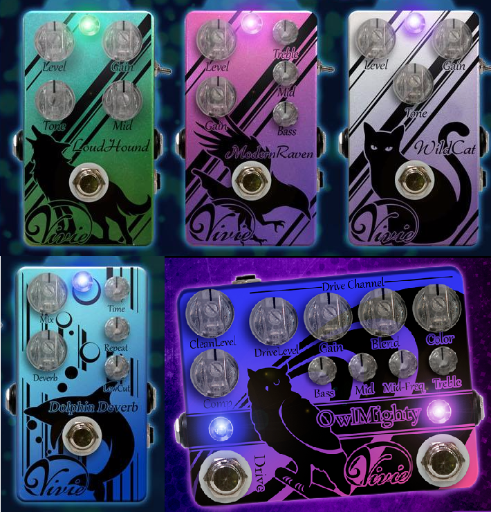 エフェクター】人気ブランド”vivie” NEWカラー＆追加仕様の