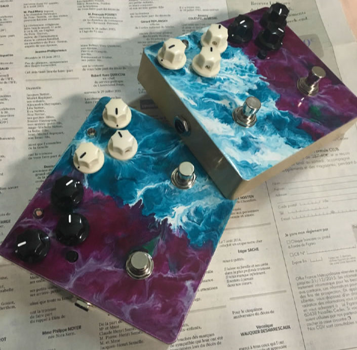 歪みペダル】Leqtique 人気モデル ”Maestoso” と ”9/9” を合体させた