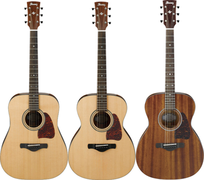 アコースティックギター】Ibanezより、オール単板ボディの2015年