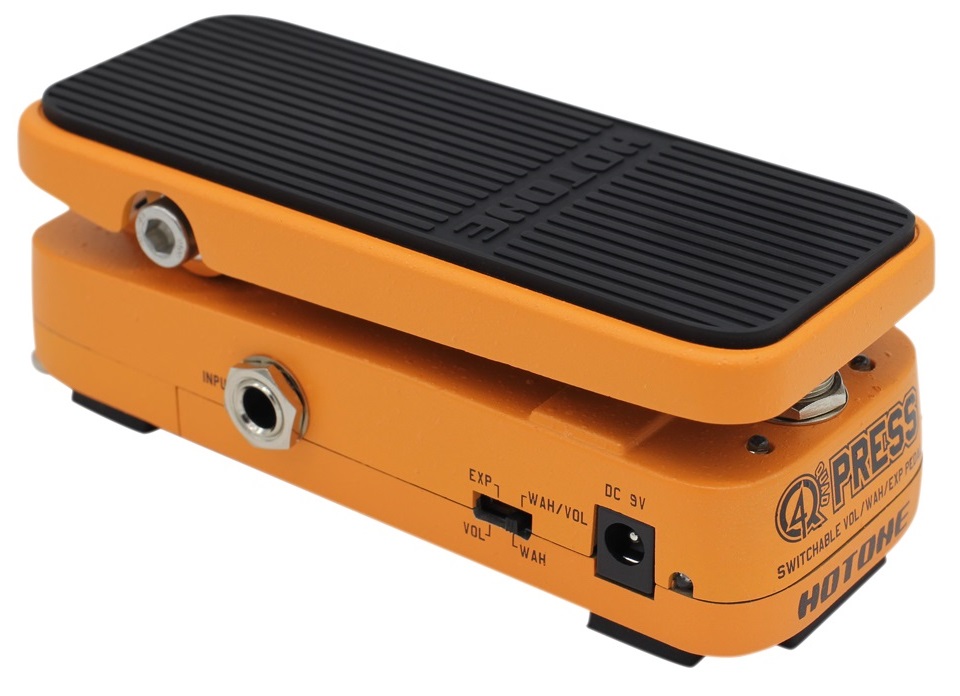 エフェクター】-HOTONE-WAH、VOL、EXPペダルを最小化したPRESSシリーズ