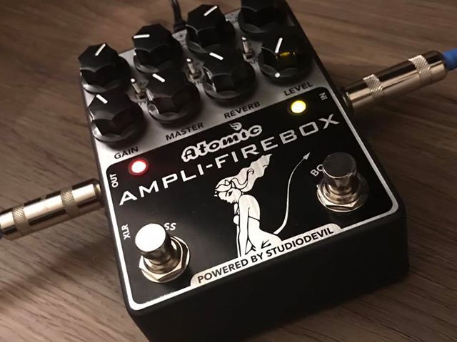 NAMM2017：プリアンプ？】Atomic “AMPLI-FIRE BOX” ペダルタイプの単体