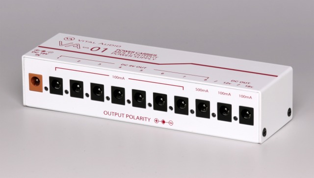 パワーサプライ】Vital Audio コンパクトなのに9V,12V,18V対応 POWER