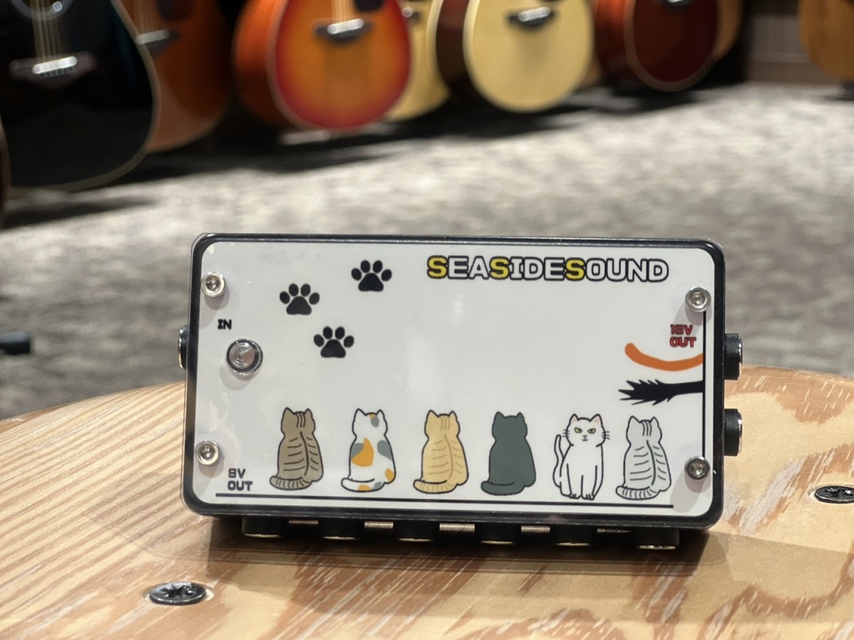 可愛いにゃんこが電源供給！SEA SIDE SOUND パワーサプニャイ 18V