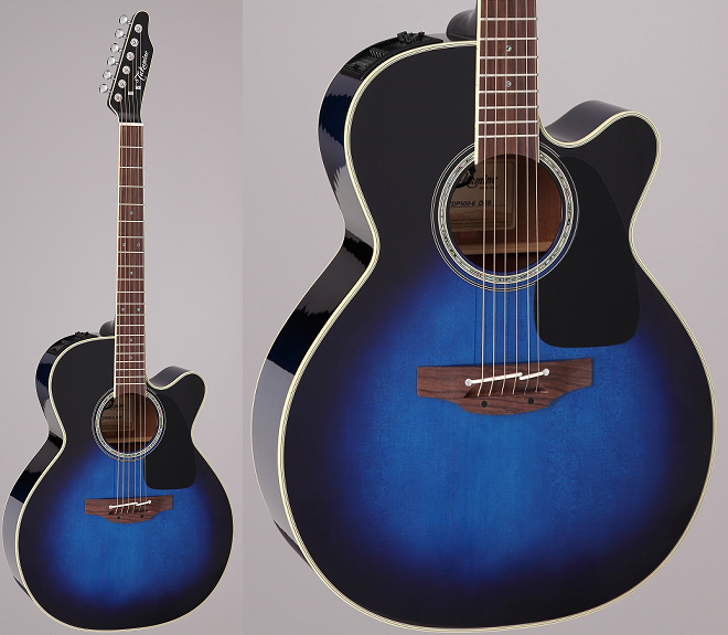 エレアコギター】Takamine ”DP500-6 DBS” 6連ペグ仕様に新カラー登場