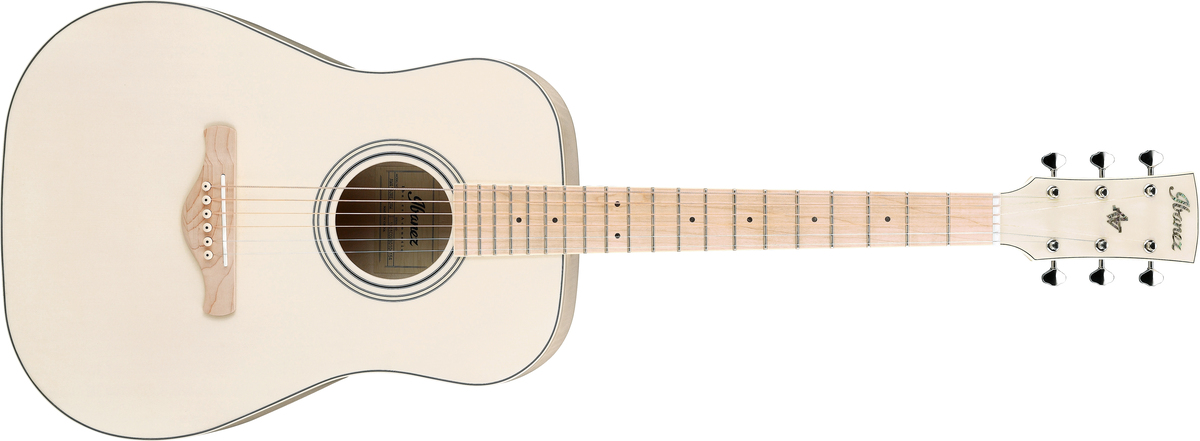 Ibanezから新しい”白い“エレクトリック・アコースティック・ギターが2