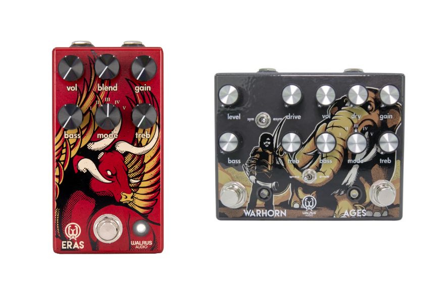 WALRUS AUDIO ERAS & WARHORN+AGES｜アンプライクなディストーションと