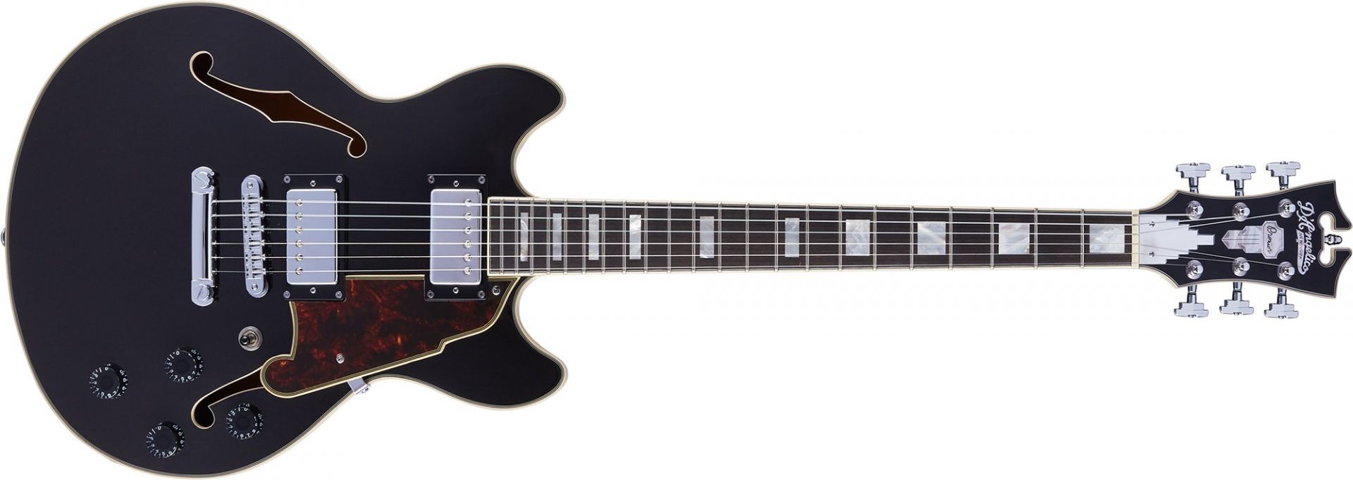 D'Angelico Premier Mini DC｜ボディはシンプルながらヘッドに主張を