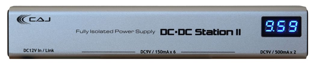 CAJ DC・DC Station II｜様々なエフェクターに電源供給できるパワー