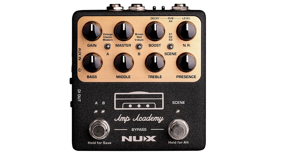 NUX Amp Academy｜6つの伝説的なアンプをリアルに再現し、IRと基本的な