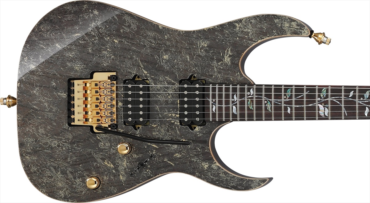 Ibanez GSTL60-BK｜ツリー・オブ・ライフ・インレイをあしらった皮革製