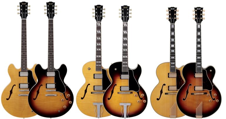 HISTORYから伝統的なルックスに現代的な技術をミックスしたセミアコ