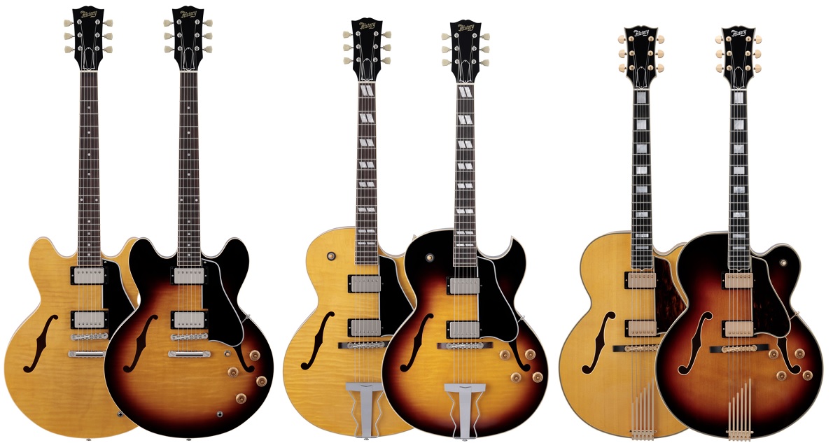 HISTORYから伝統的なルックスに現代的な技術をミックスしたセミアコ