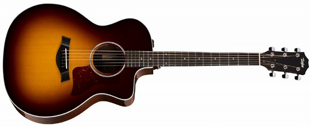 エレアコギター】Taylorからコパフェリ材を使用した”214ceCF DLX”に