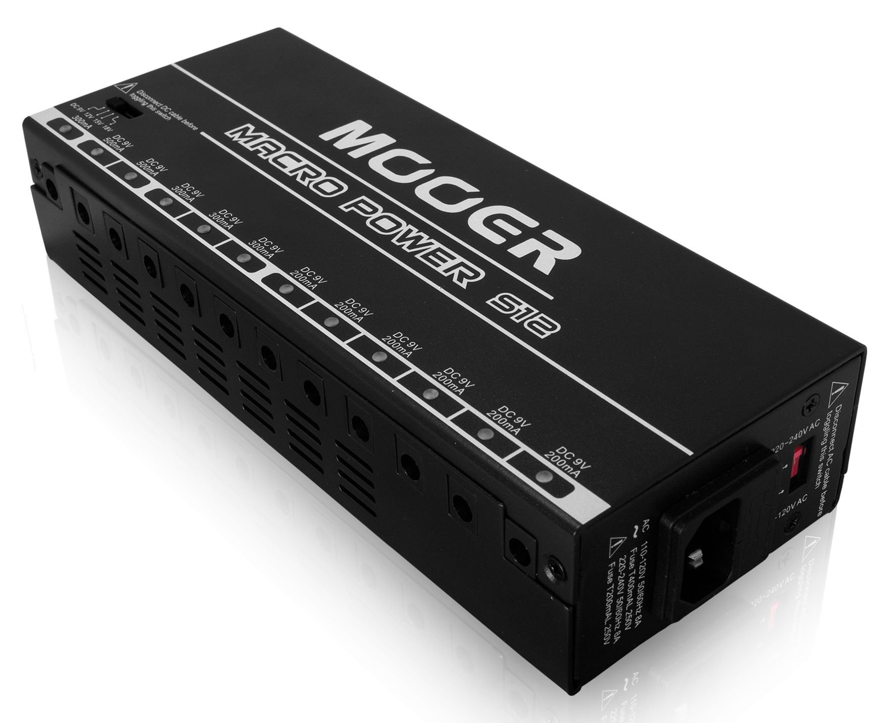 パワーサプライ】-MOOER-完全独立パワーサプライや充電式パワー