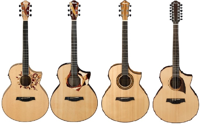 エレアコギター・12弦ギター】スタンダードなTOPと、個性的な