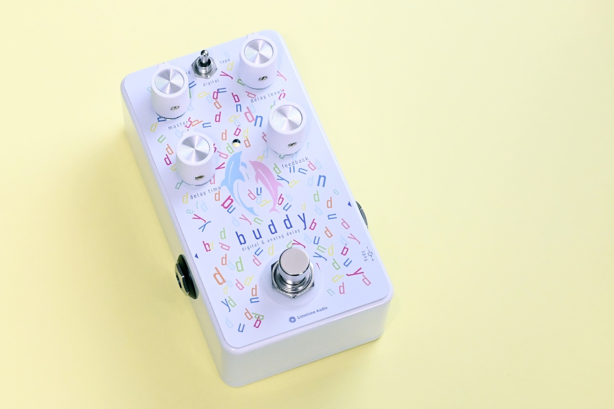 原音を忠実に守る新世代ディレイペダル登場！Limetone Audio buddyの
