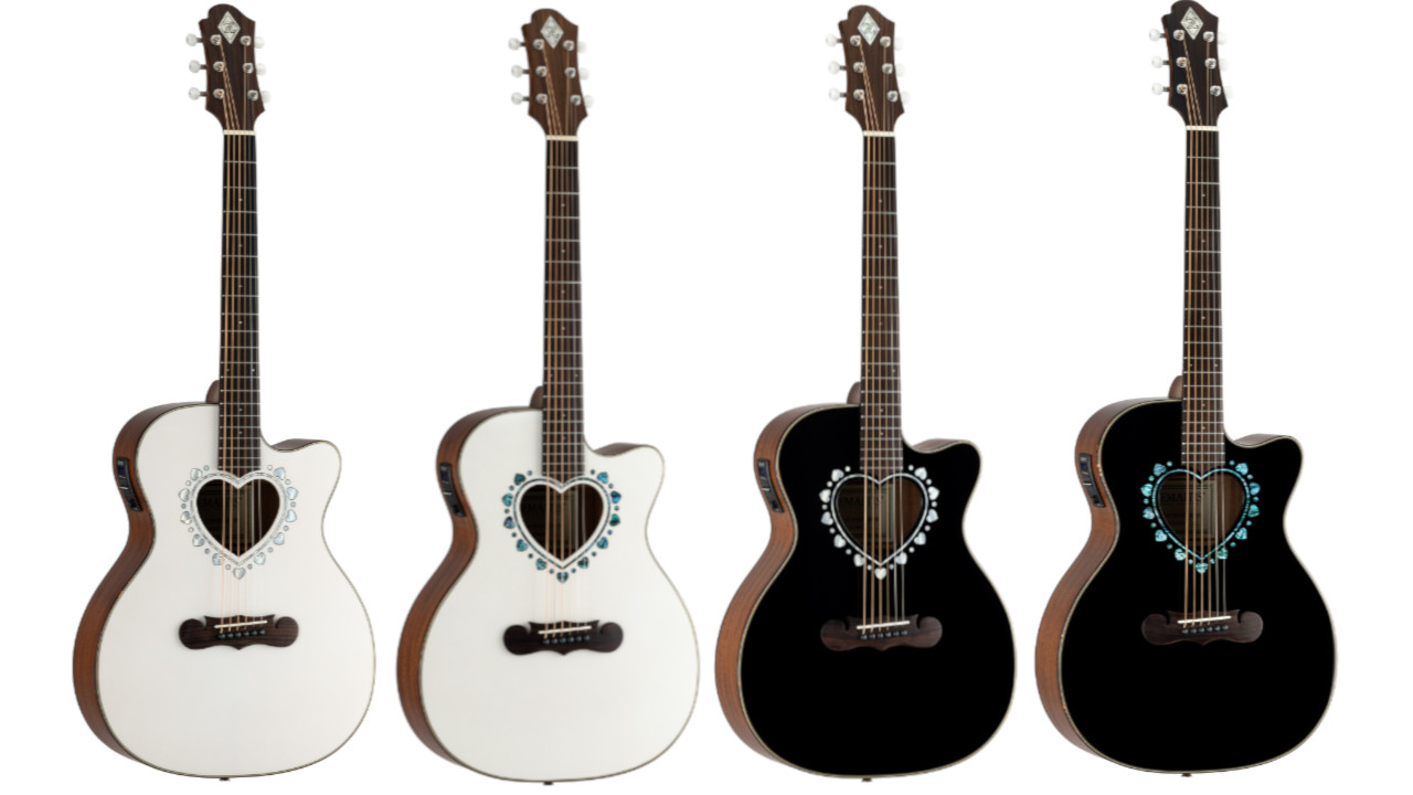 ZEMAITISより島村楽器オリジナルのエレアコギターにハート型サウンド