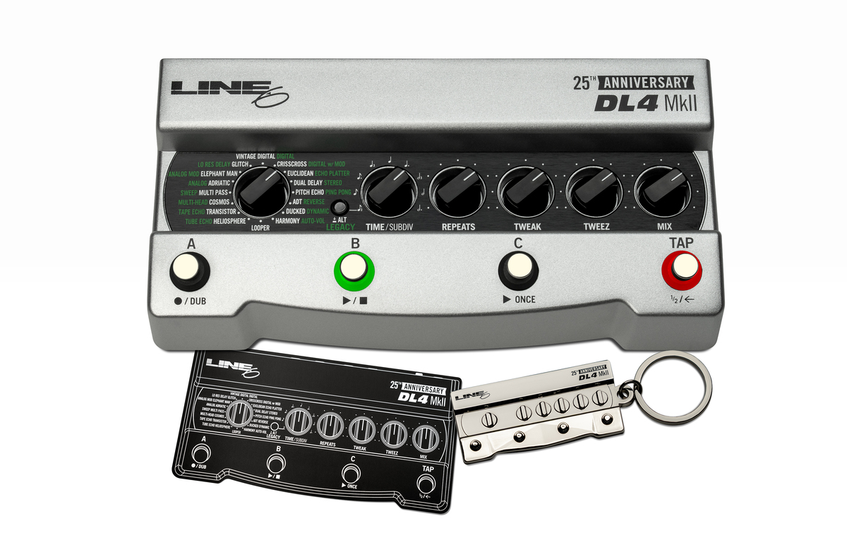 限定発売！Line 6「25th Anniversary DL4 MkII」で甦るディレイの名作