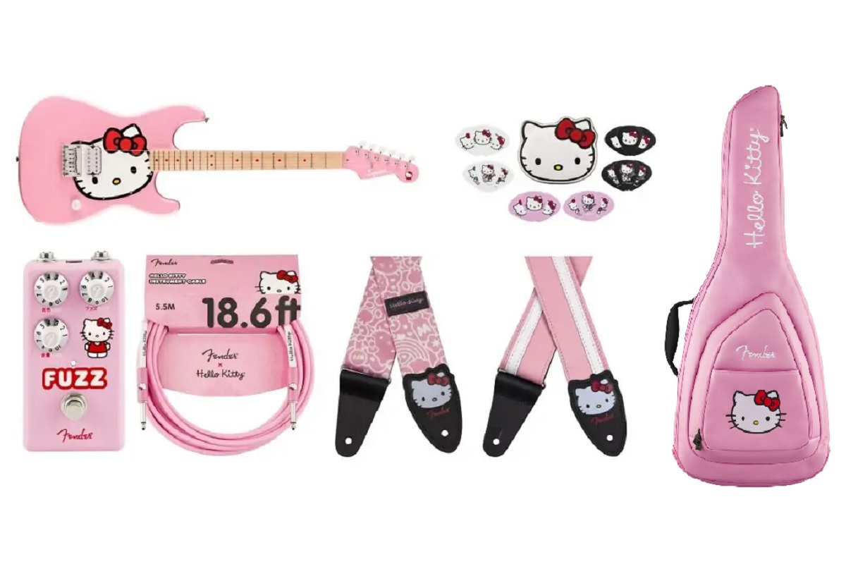 Fender/SquierよりHello Kittyコラボレーション製品が登場 | ギタセレ