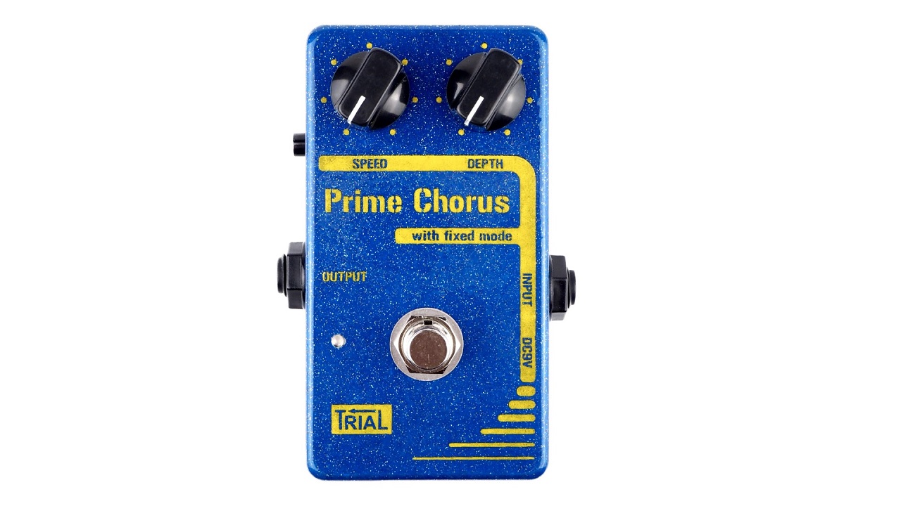 TRIAL Prime Chorus｜フルアナログのハンドメイドコーラスペダルが50台