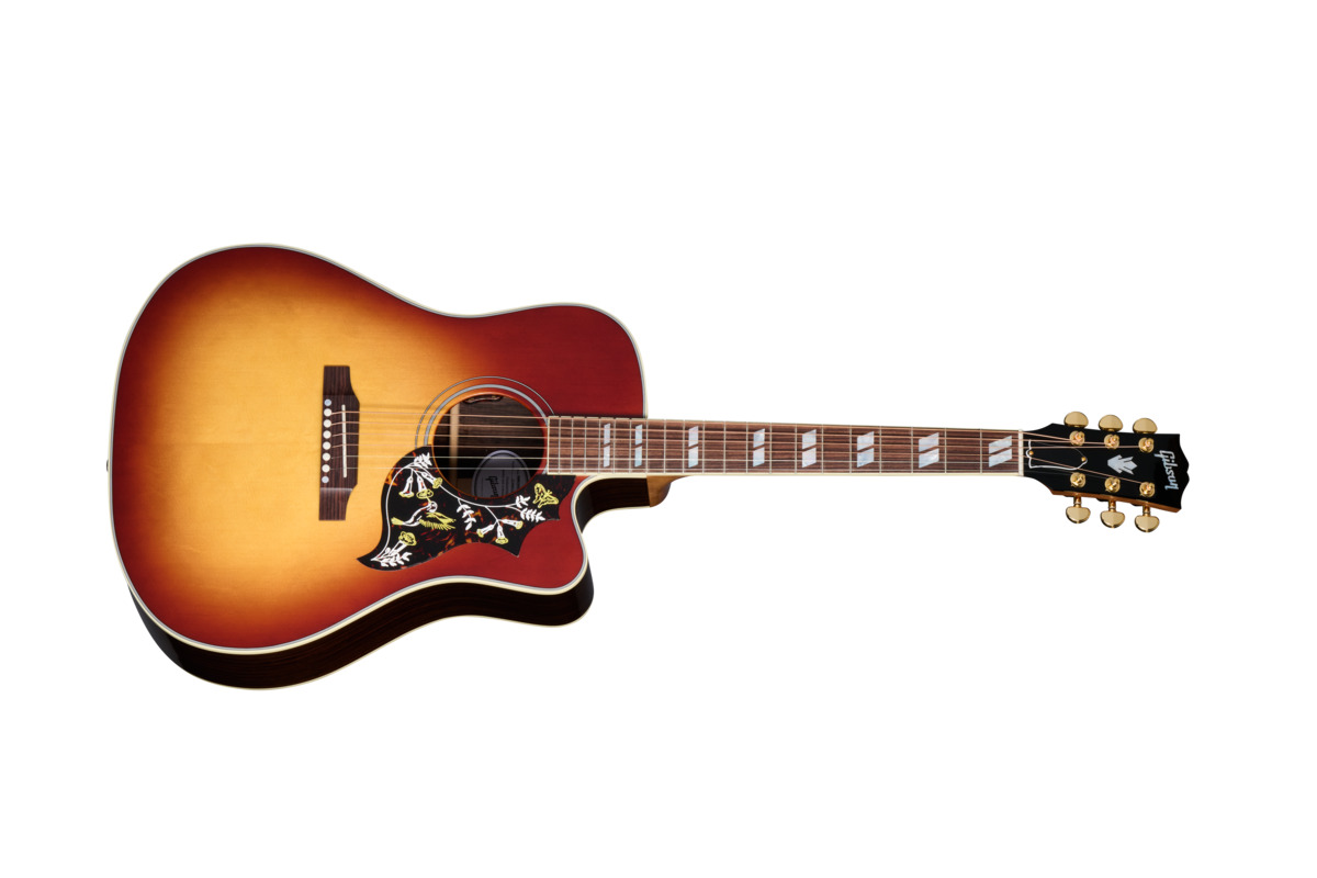 GibsonよりHummingbirdの最新カッタウェイモデル3機種が登場