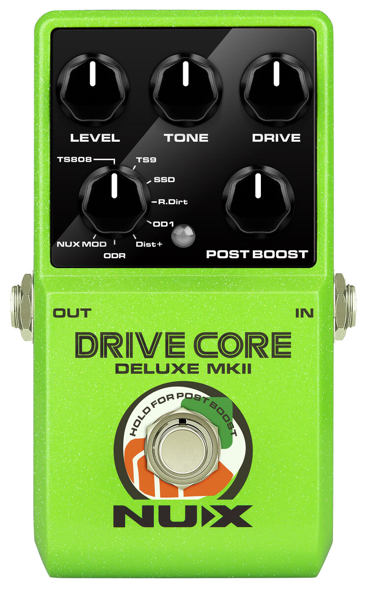 NUXから新定番登場。Drive Core Deluxe MKIIは8種のドライブを1台に