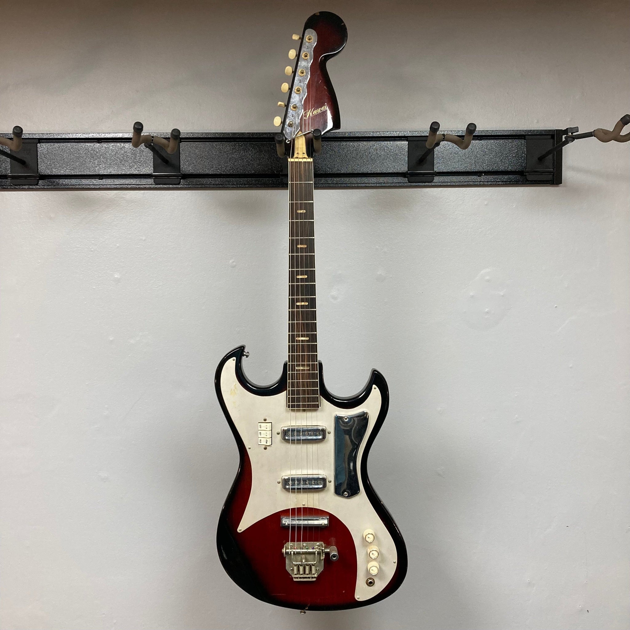 Kawai Vintage 1960s Hound Dog Reburst Guitar