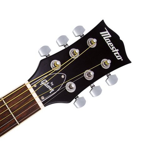 Review of the Gibson Maestro MA41BKCH guitar. Features and Specs