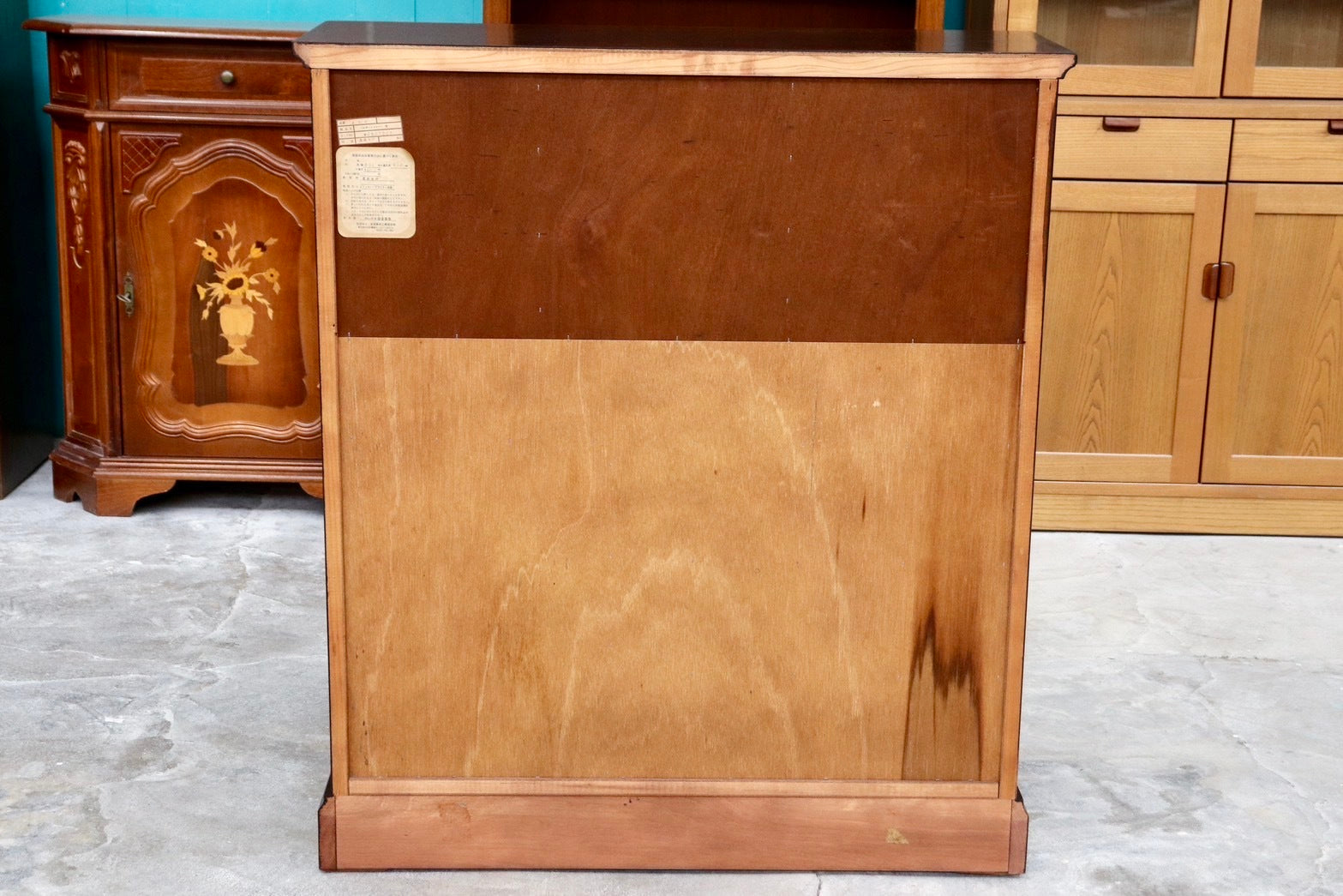 GMHS586○勇峰工芸 ふらの ライティングビューロー デスク 学習机 書斎